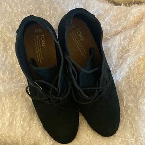 TOMS Womens Lunata Lace-Up Bootie